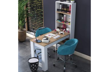 Patwal Sminkebord 120 cm - Valnøtt/Hvit - Møbler - Bord - Sminkebord & toalettbord