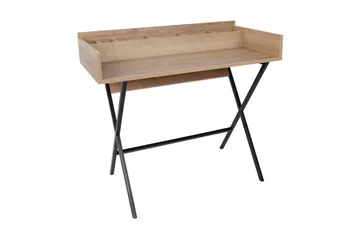 Pyke Sminkebord 100 cm - Natur / Svart - Møbler - Bord - Sminkebord & toalettbord