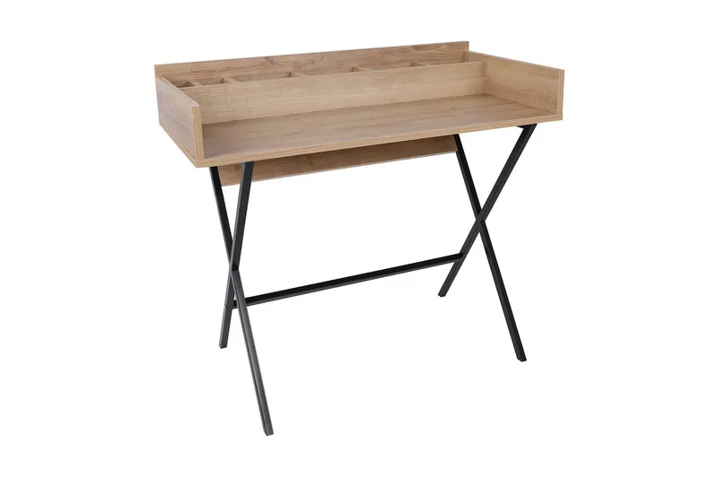 Pyke Sminkebord 100 cm, Natur / Svart