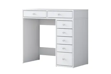 Ramender Sminkebord 90 cm - Hvit - Møbler - Bord - Sminkebord & toalettbord