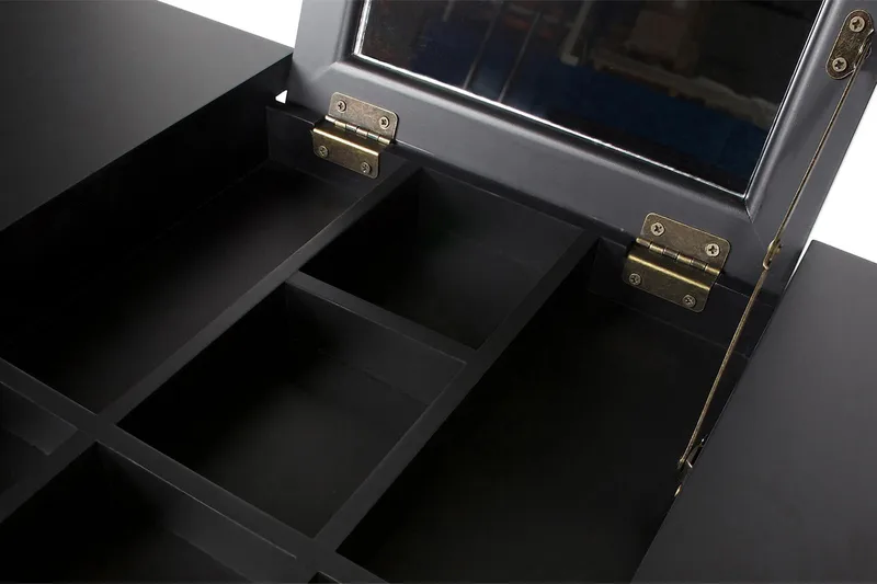 Skarvon Sminkebord - Svart - Møbler - Bord - Sminkebord & toalettbord