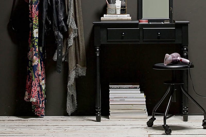 Skarvon Sminkebord - Svart - Møbler - Bord - Sminkebord & toalettbord