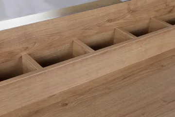 Sminkebord 100 cm - Natur / Svart - Møbler - Bord - Sminkebord & toalettbord