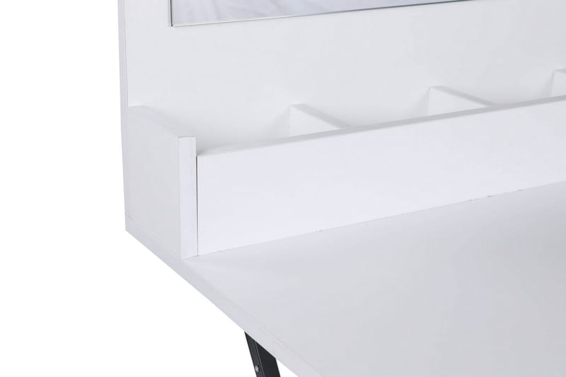 Sminkebord Hiyaong 100 cm - Hvit / Svart - Sminkebord & toalettbord