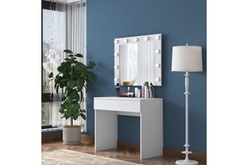 Sminkebord Naomori 90 cm - Hvit - Møbler - Bord - Sminkebord & toalettbord