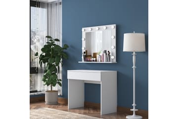 Sminkebord Naomori 90 cm - Hvit - Møbler - Bord - Sminkebord & toalettbord