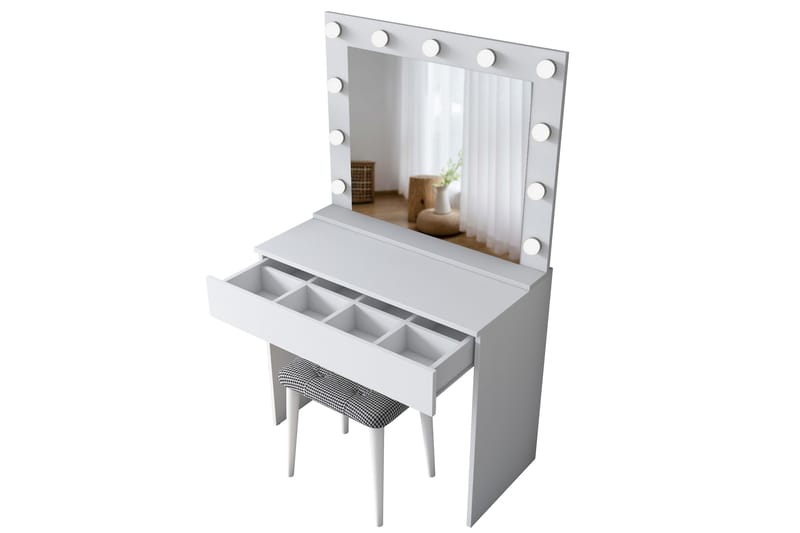 Sminkebord Rambiri 90 cm - Glass - Sminkebord & toalettbord
