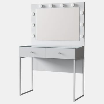Sminkebord Wallxpert Eska BJ158 (90 x 141,8 x 40 cm) Hvit - Hvit - Møbler - Bord - Sminkebord & toalettbord