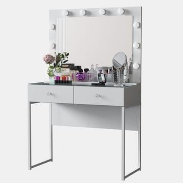 Sminkebord Wallxpert Eska BJ158 (90 x 141,8 x 40 cm) Hvit - Hvit - Møbler - Bord - Sminkebord & toalettbord
