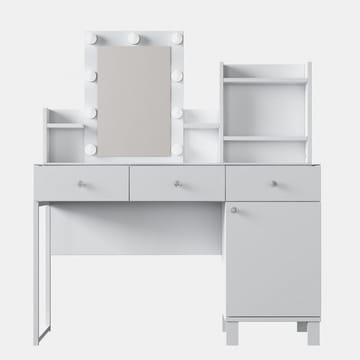 Sminkebord Wallxpert Hyla BJ139 (120 x 136,8 x 40 cm) Hvit - Hvit - Møbler - Bord - Sminkebord & toalettbord