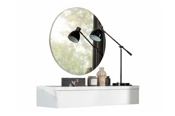 Staffin Sminkespeil 100x38 cm - Hvid - Møbler - Bord - Sminkebord & toalettbord