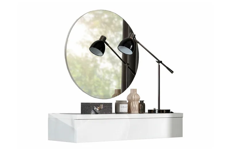 Staffin Sminkespeil 100x38 cm, Hvid