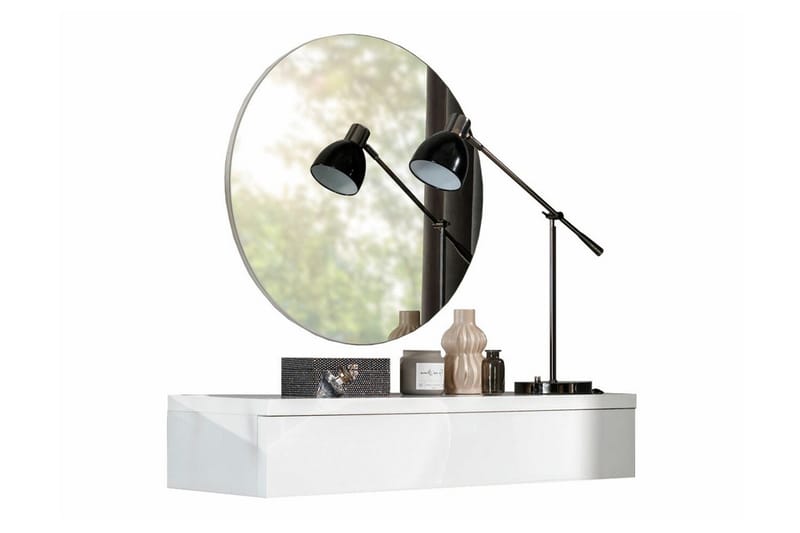 Staffin Sminkespeil 100x38 cm, Hvid