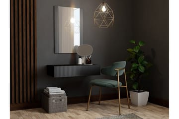 Strontian Sminkbord 80x42 cm Scandinavian Choice Black - Møbler - Bord - Sminkebord & toalettbord - Sminkebord med speil