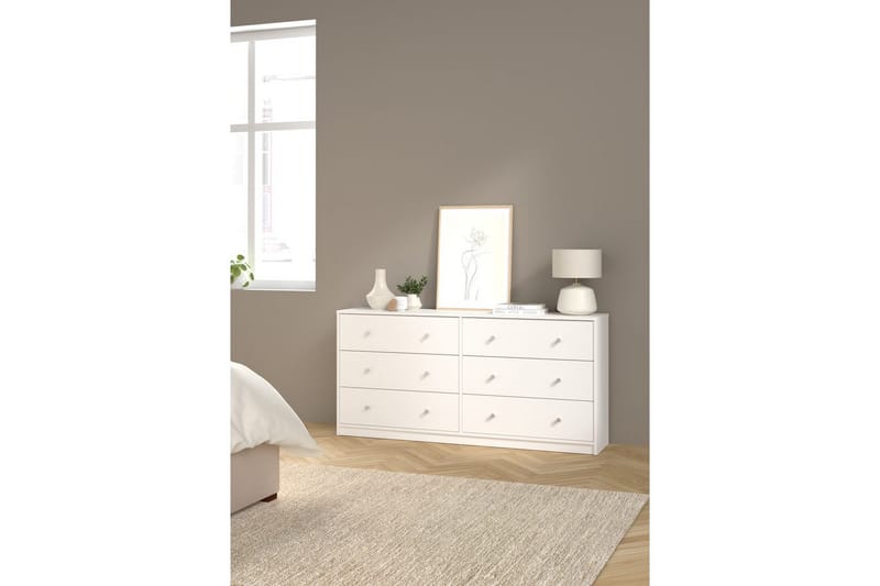Sundra Sminkebord 143 cm - Hvit - Møbler - Bord - Sminkebord & toalettbord