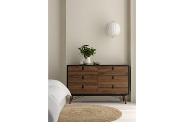 Tadami Sminkebord 150 cm - Svart/Natur - Møbler - Bord - Sminkebord & toalettbord