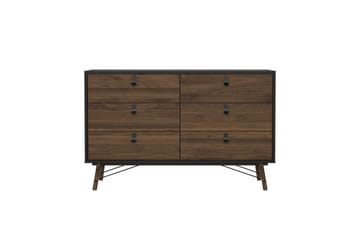 Tadami Sminkebord 150 cm - Svart/Natur - Møbler - Bord - Sminkebord & toalettbord
