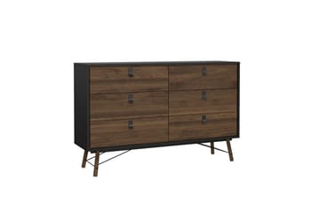 Tadami Sminkebord 150 cm - Svart/Natur - Møbler - Bord - Sminkebord & toalettbord