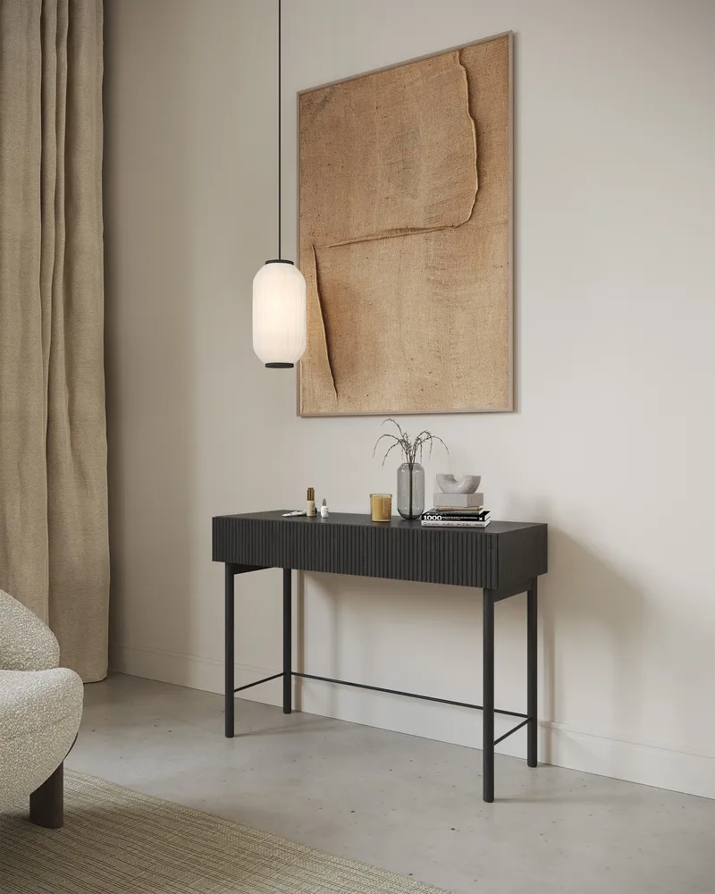 Takayo Sminkebord 110 cm - Svart - Møbler - Bord - Sminkebord & toalettbord