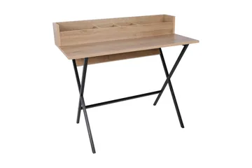 Terrasse Sminkebord 100 cm - Valnøtt / Svart - Møbler - Bord - Sminkebord & toalettbord