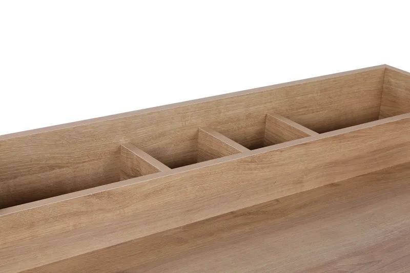 Terrasse Sminkebord 100 cm - Valnøtt / Svart - Møbler - Bord - Sminkebord & toalettbord