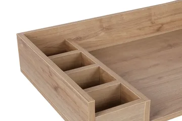 Timiza Sminkebord 100 cm - Valnøtt / Svart - Møbler - Bord - Sminkebord & toalettbord