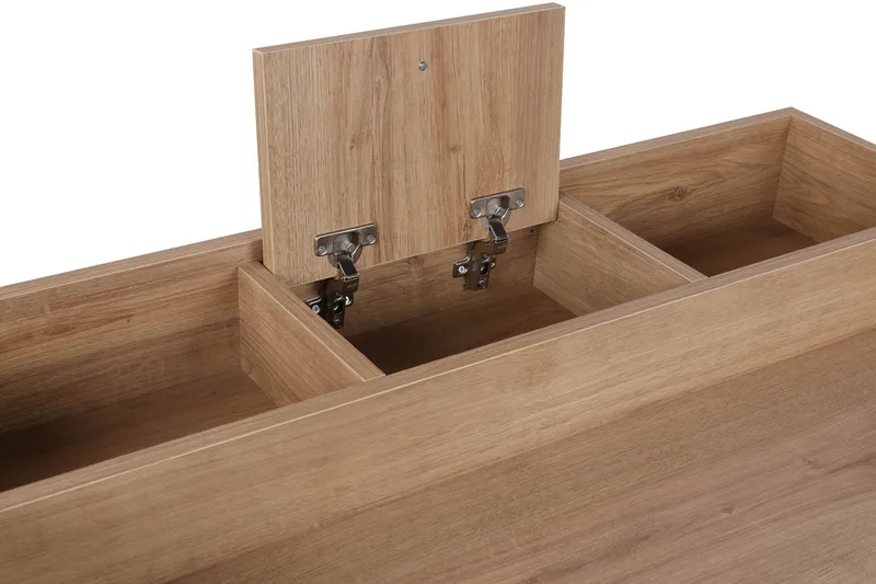 Weesolo Dressing Sminkebord 100 cm - Valnøtt / Svart - Møbler - Bord - Sminkebord & toalettbord