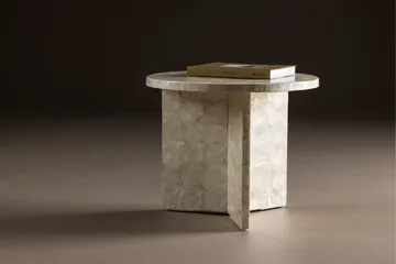 Smögen Sofabord 40 cm Rund - Lys grå - Møbler - Bord - Sofabord & salongbord