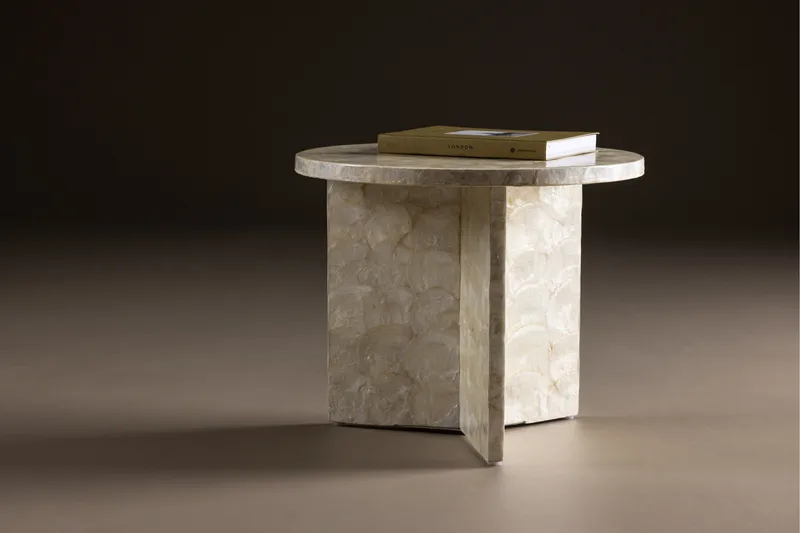 Smögen Sofabord 40 cm Rund - Lys grå - Møbler - Bord - Sofabord & salongbord