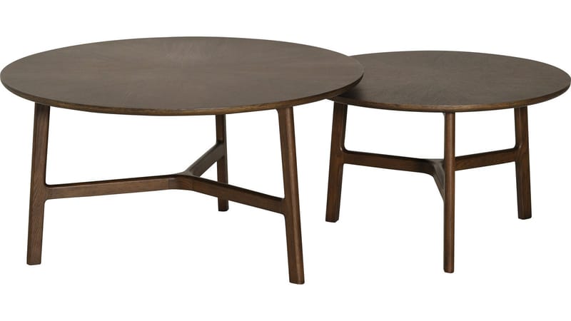 Sofabord Älvros 65 cm - Brunlakkert eik - Møbler - Bord - Sofabord & salongbord