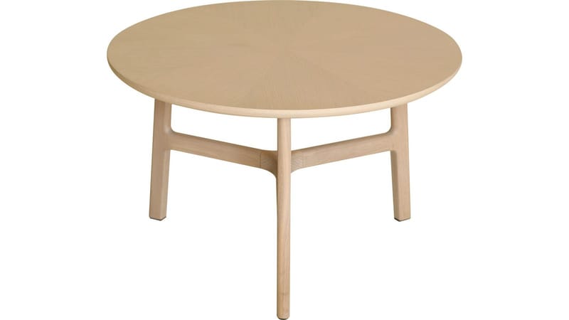 Sofabord Älvros 65 cm - Brunlakkert og hvitpigmentert eik - Møbler - Bord - Sofabord & salongbord