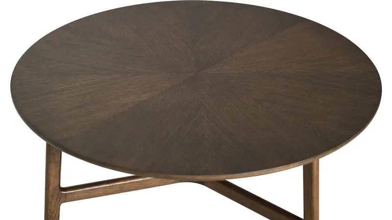 Sofabord Älvros 85 cm - Brunlakkert eik - Møbler - Bord - Sofabord & salongbord