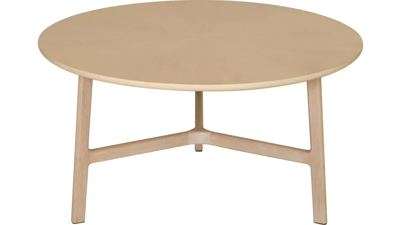 Sofabord Älvros 85 cm - Hvitpigmentert eik - Møbler - Bord - Sofabord & salongbord