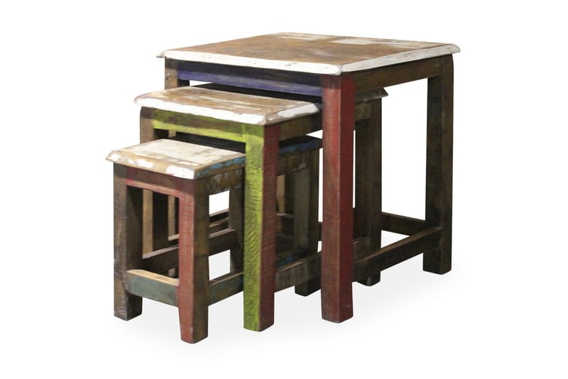 Adaja Settbord 48 cm - Akasie Brun - Møbler - Bord - Sofabord & salongbord