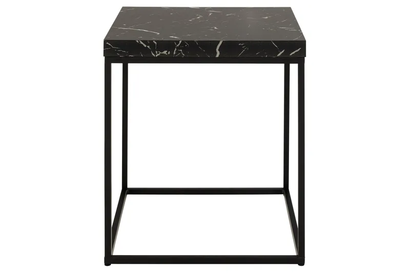 Adisan Sofabord 40x40 cm - Sort - Møbler - Bord - Sofabord & salongbord