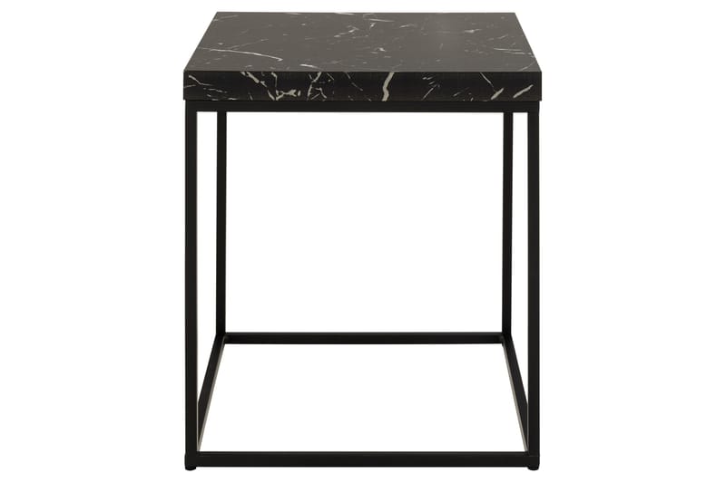Adisan Sofabord 40x40 cm - Sort - Møbler - Bord - Sofabord & salongbord