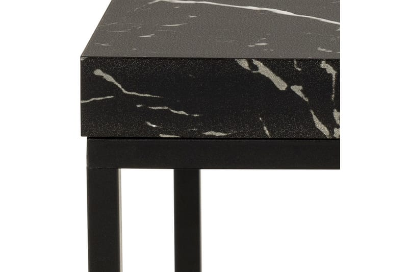 Adisan Sofabord 40x40 cm - Sort - Møbler - Bord - Sofabord & salongbord