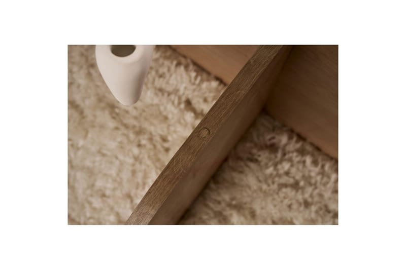 Sofabord Aeris 75 cm med Glassplate - Safireik / Fume - Møbler - Bord - Sofabord & salongbord