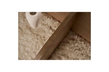 Sofabord Aeris 75 cm med Glassplate - Safireik / Fume - Møbler - Bord - Sofabord & salongbord