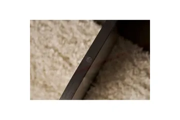 Sofabord Aeris 75 cm med Glassplate - Tre Svart / Røykfarget - Møbler - Bord - Sofabord & salongbord