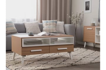Alloa Sofabord 100 cm - Tre / Natur - Møbler - Bord - Sofabord & salongbord