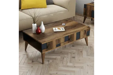 Alsacia Sofabord 105 cm - Mørkebrun/Antracit - Møbler - Bord - Sofabord & salongbord