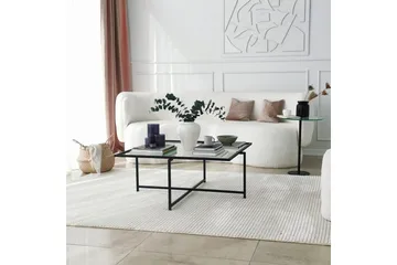 Alskaliden Sofabord 85x35x85 cm - Svart - Møbler - Bord - Sofabord & salongbord