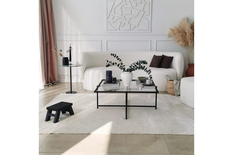 Alskaliden Sofabord 85x35x85 cm - Svart - Møbler - Bord - Sofabord & salongbord