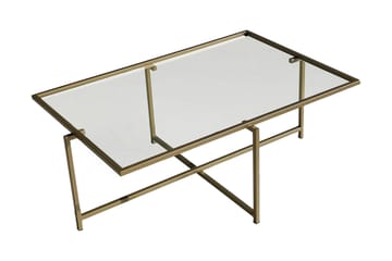 Alskaliden Sofabord 94x35x94 cm - Guld - Møbler - Bord - Sofabord & salongbord