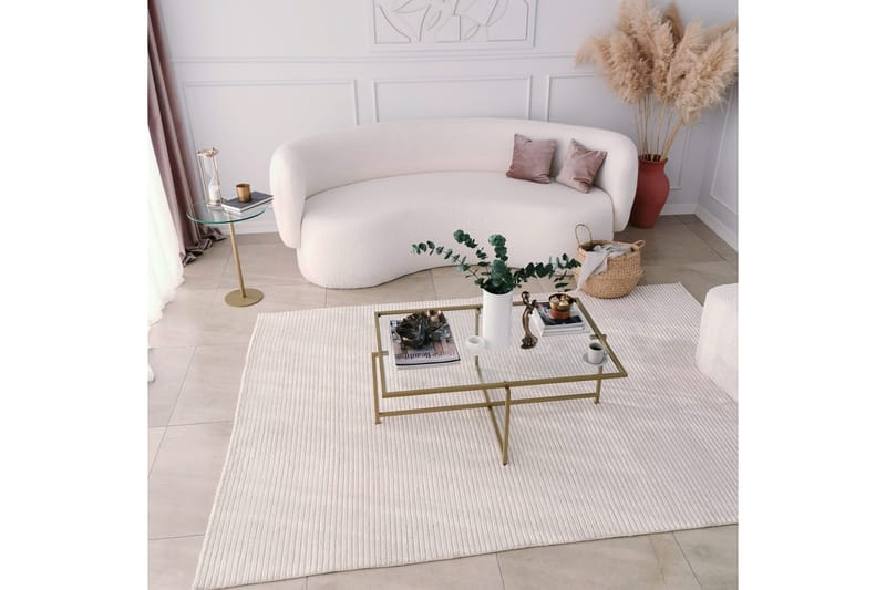 Alskaliden Sofabord 94x35x94 cm - Guld - Møbler - Bord - Sofabord & salongbord