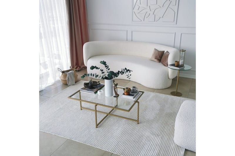 Alskaliden Sofabord 94x35x94 cm - Guld - Møbler - Bord - Sofabord & salongbord