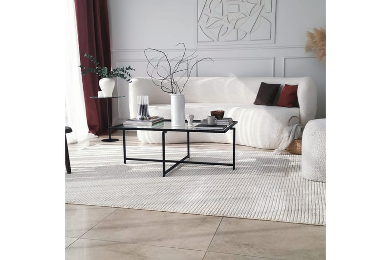 Alskaliden Sofabord 94x35x94 cm - Svart - Møbler - Bord - Sofabord & salongbord