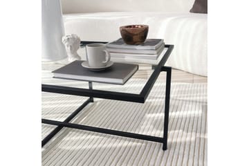 Alskaliden Sofabord 94x35x94 cm - Svart - Møbler - Bord - Sofabord & salongbord