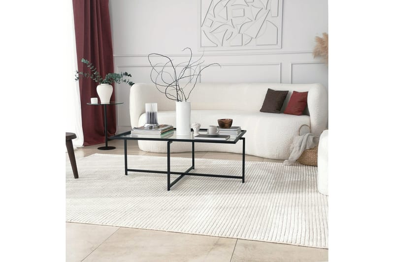 Alskaliden Sofabord 94x35x94 cm - Svart - Møbler - Bord - Sofabord & salongbord